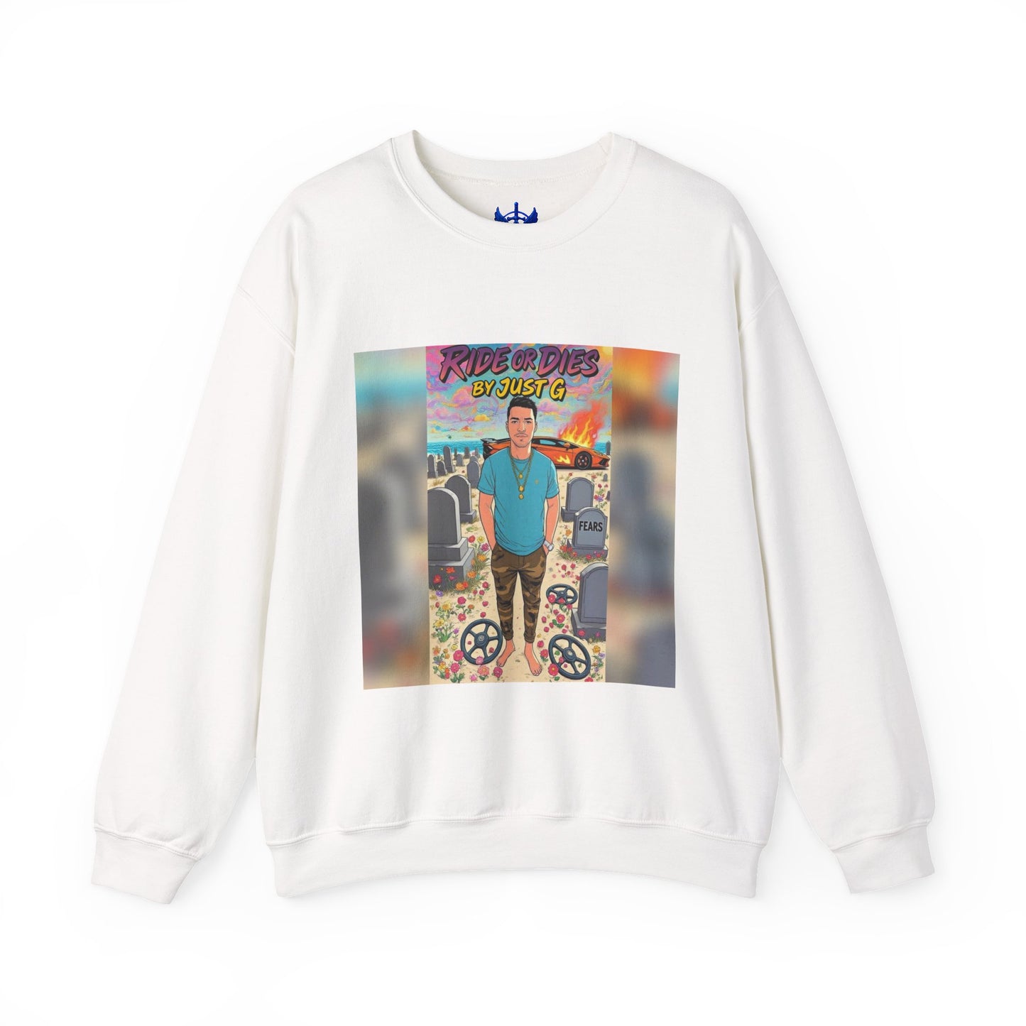 JUST G “RIDE OR DIES” Limited Edition Crewneck