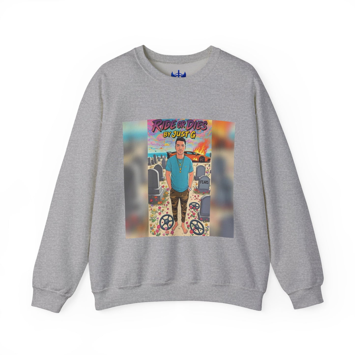 JUST G “RIDE OR DIES” Limited Edition Crewneck