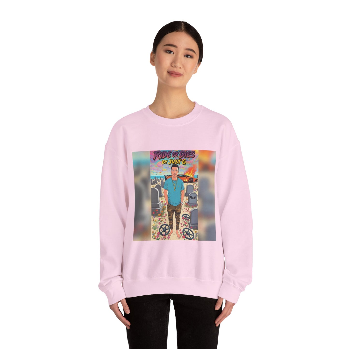 JUST G “RIDE OR DIES” Limited Edition Crewneck